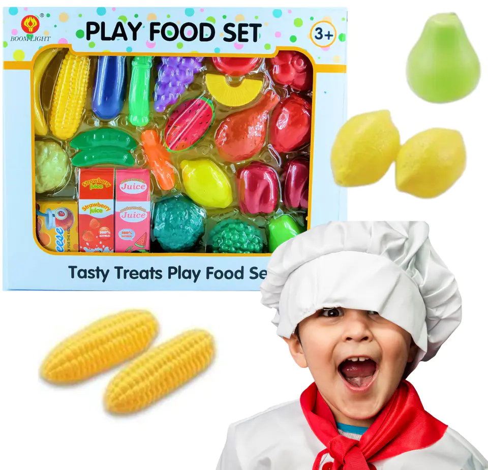 ⁨SET TOYS VEGETABLES AND SHEEP LITTLE COOK 23ELE⁩ at Wasserman.eu