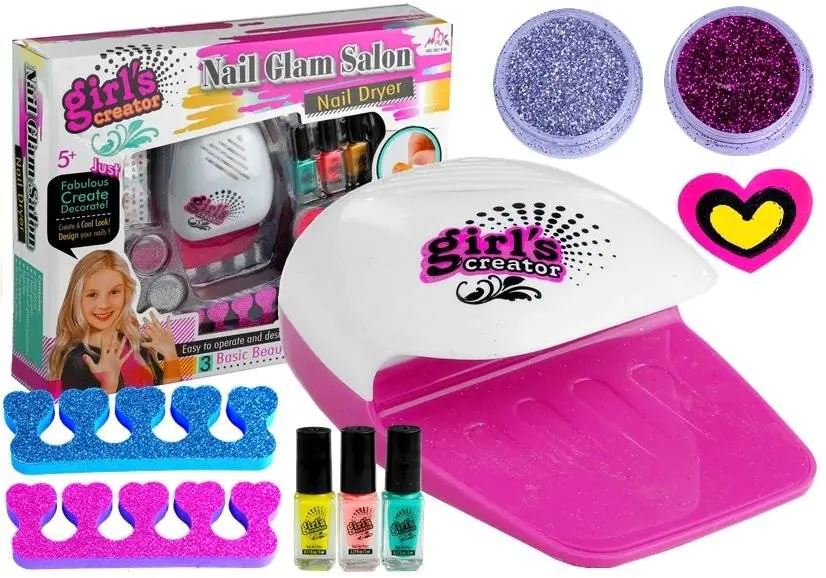 ⁨Children's nail painting set + dryer⁩ at Wasserman.eu