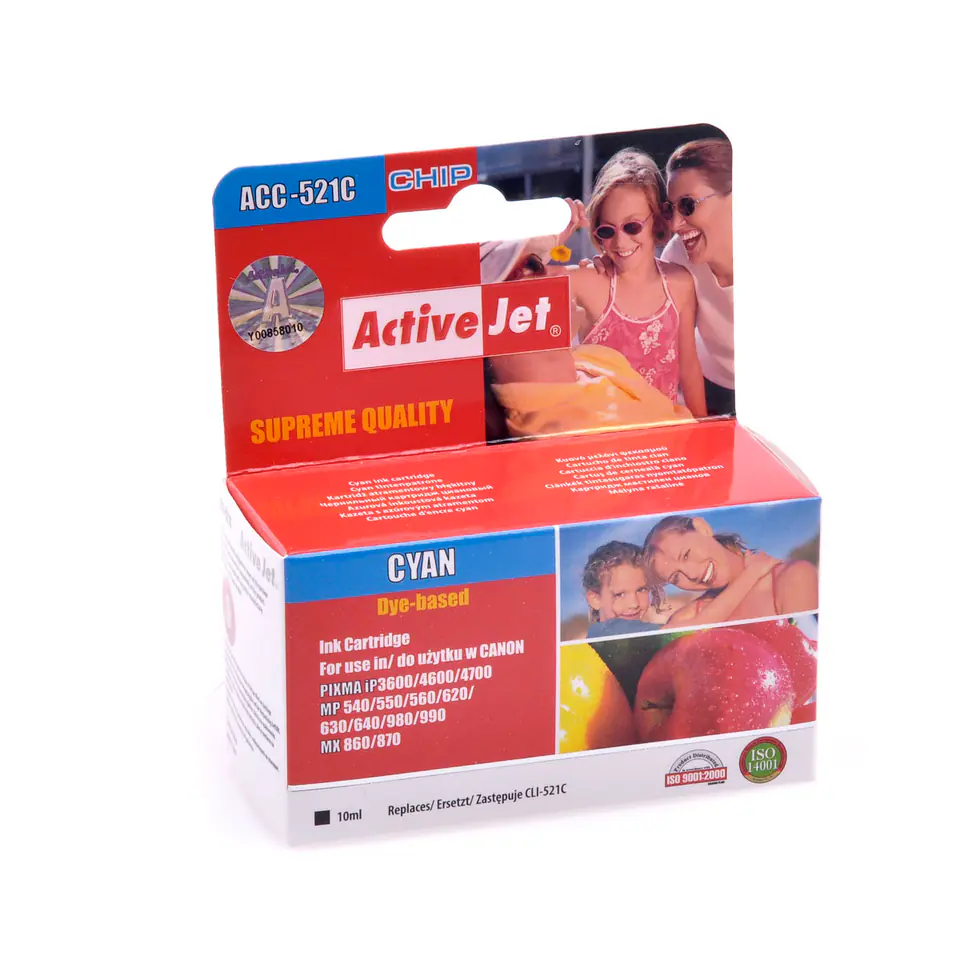 ACJ-ACC-521C Tusz Canon CLI-521 Cyan w sklepie Wasserman.eu