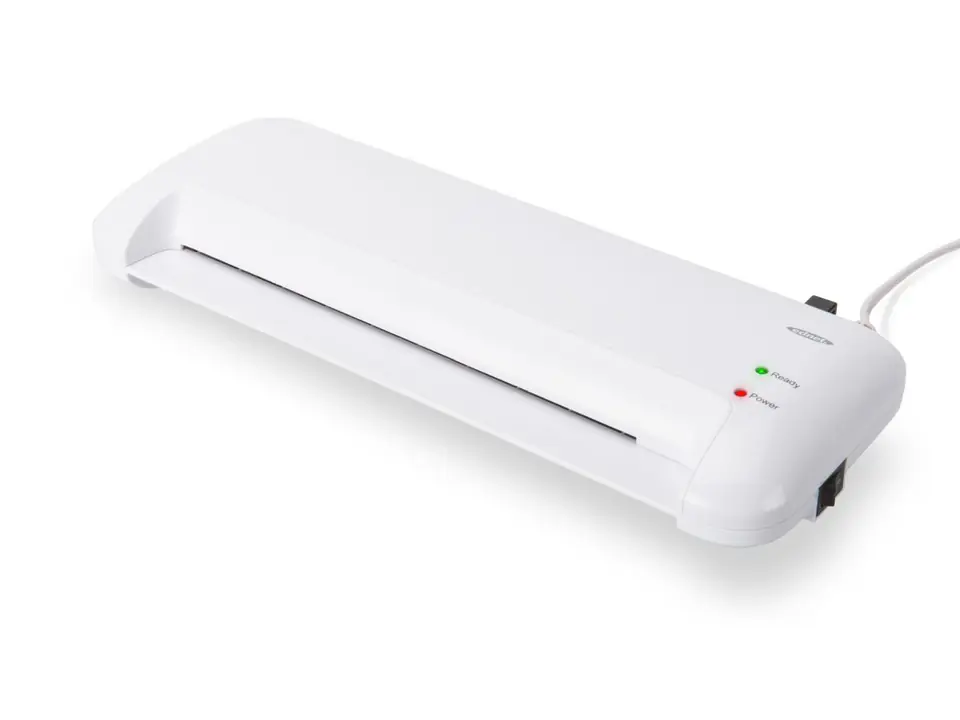 ⁨Laminator A4, prędkość: 400mm/min., grubość: 80-125 mikronów, biały⁩ w sklepie Wasserman.eu