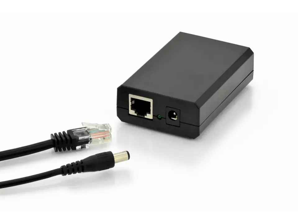 ⁨Splitter PoE + Injector 802.3at 24W Gigabit⁩ at Wasserman.eu