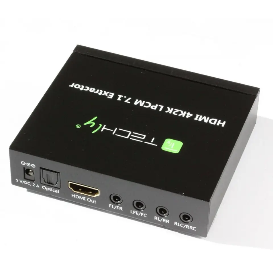 HDMI 4K audio extractor SPDIF Toslink, 4x Jack 3.5mm, LPCM 5.1CH / 7.1CH w sklepie Wasserman.eu