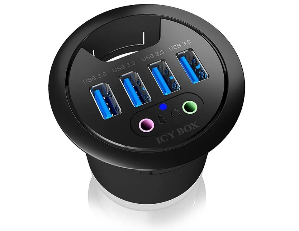 IB-HUB1403A HUB biurkowy 60mm w sklepie Wasserman.eu