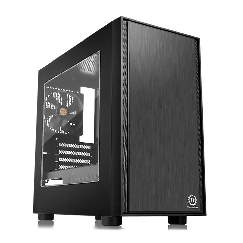 Thermaltake Versa H17 Window Micro-Tower Black at Wasserman.eu