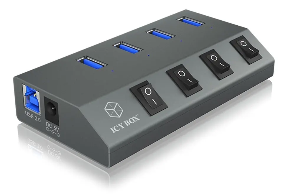 IB-HUB1405C 4 portowy Hub USB 3.0 at Wasserman.eu