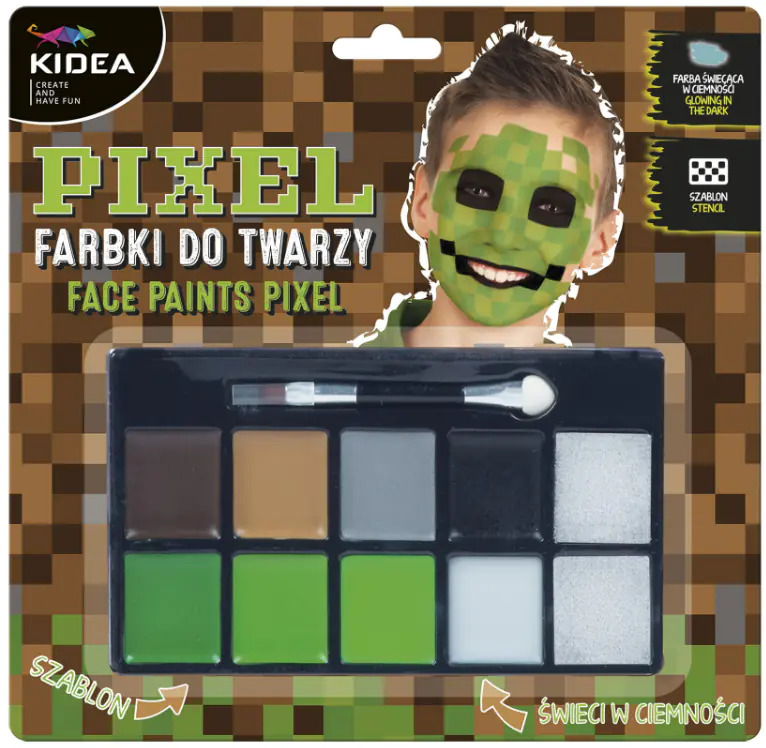 ⁨FARBKI DO TWARZY ZESTAW PIXEL⁩ w sklepie Wasserman.eu