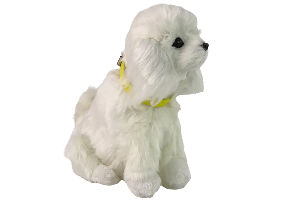 ⁨Interactive dog poodle plush barks moves its tail⁩ at Wasserman.eu