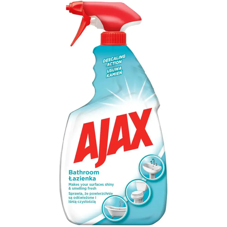 ⁨Spray do czyszczenia łazienek 750ml AJAX usuwa kamień⁩ w sklepie Wasserman.eu