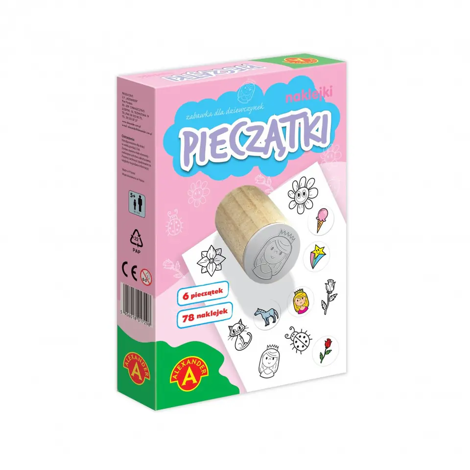 Small stamps and stickers for girls at Wasserman.eu