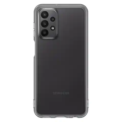 ⁨Case Samsung EF-QA235TBEGWW A23 5G A235 black/black Soft Clear Cover⁩ at Wasserman.eu