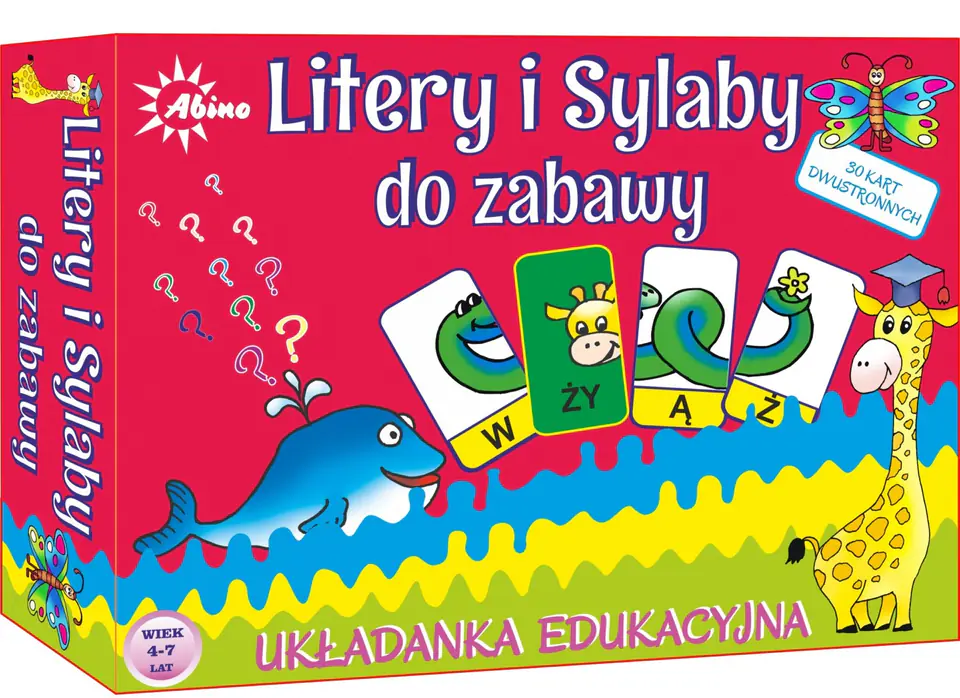 ⁨Litery i Sylaby- układanka⁩ w sklepie Wasserman.eu