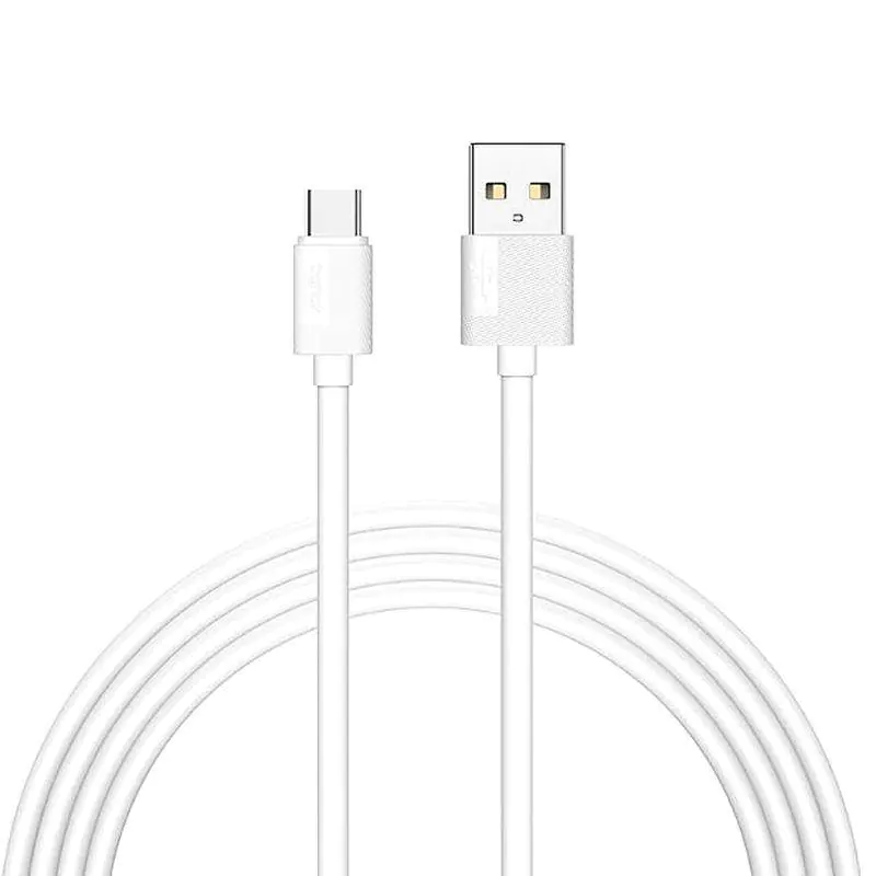 ⁨T-PHOX NETS TYPE-C WHITE 2.4A CABLE; PVC; 1.2M⁩ at Wasserman.eu