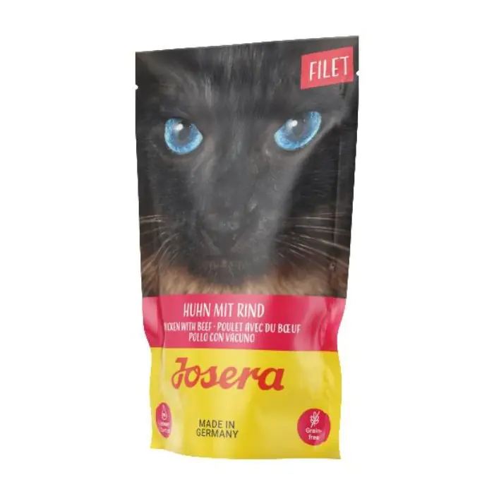 ⁨JOSERA Chicken Filet with Beef - wet food for cats - 70 g⁩ at Wasserman.eu