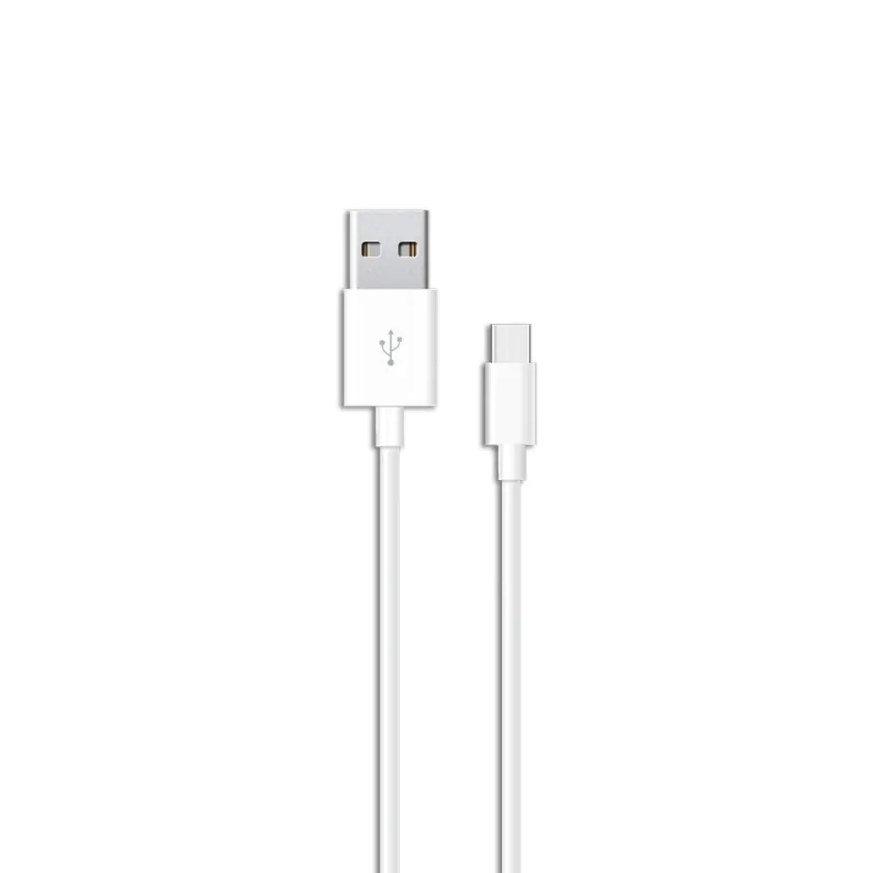 ⁨Kabel SAVIO CL-126 (USB typu C - USB 2.0 typu A ; 1m; kolor biały)⁩ w sklepie Wasserman.eu