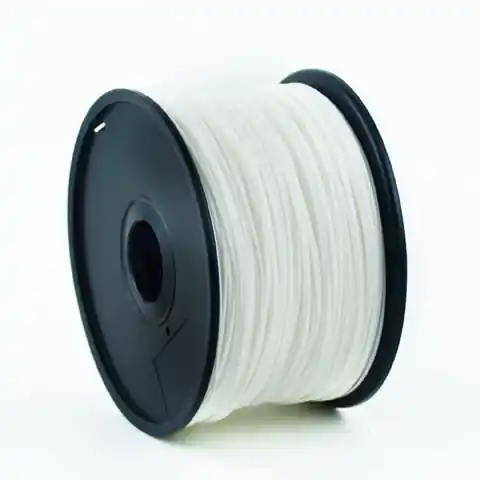 ⁨Filament printer 3D PLA/1.75 mm/1kg/white⁩ at Wasserman.eu