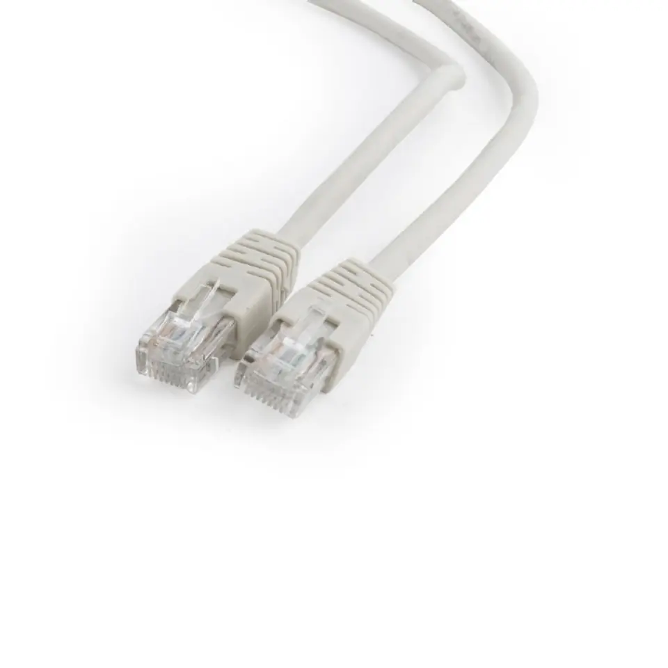 ⁨Patch cord Kat.6 UTP 10m szary⁩ w sklepie Wasserman.eu