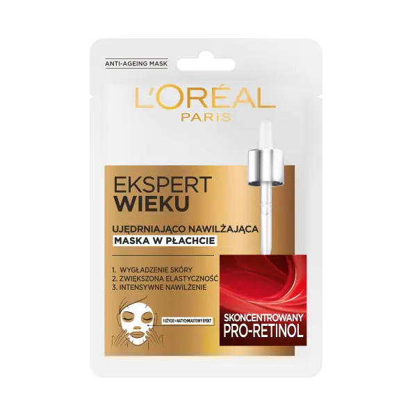 ⁨L'Oreal Paris Age Specialist Firming Tissue Mask 45+ ujędrniająca maska w płachcie 30g⁩ w sklepie Wasserman.eu