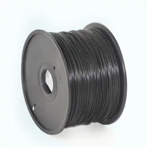 ⁨Filament printer 3D PLA/1.75 mm/1kg/black⁩ at Wasserman.eu