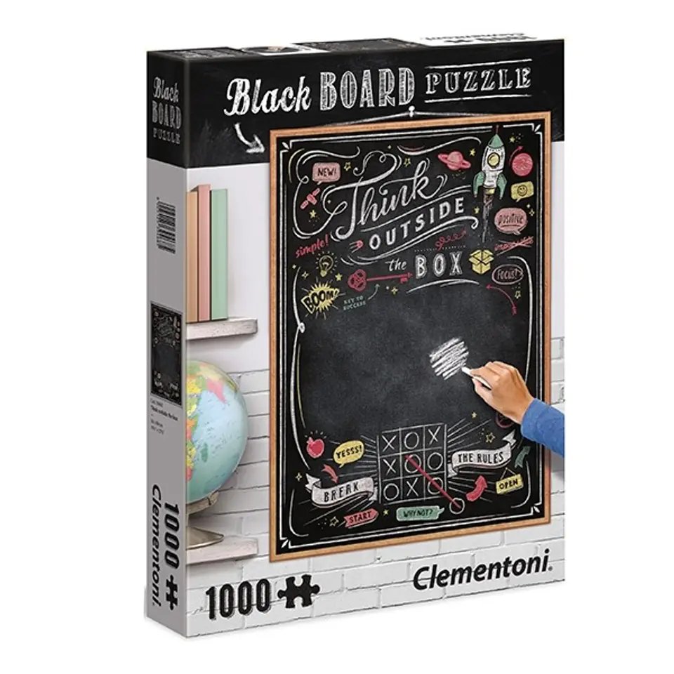 1000 elements Black Board Think Outside the box at Wasserman.eu