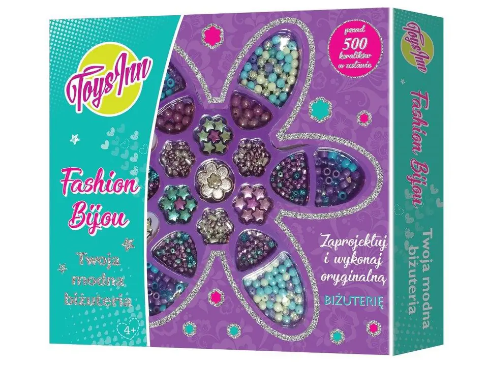 Bead set Violet flower at Wasserman.eu