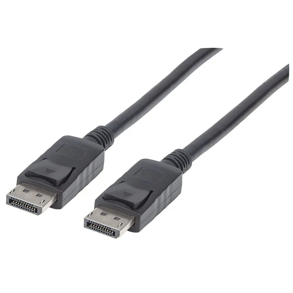 ⁨Monitor cable DisplayPort/DisplayPort M/M black 5m⁩ at Wasserman.eu
