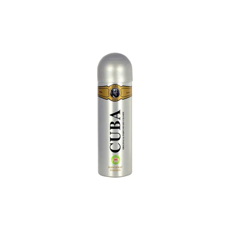 ⁨Cuba Original Cuba Gold dezodorant spray 200ml⁩ w sklepie Wasserman.eu