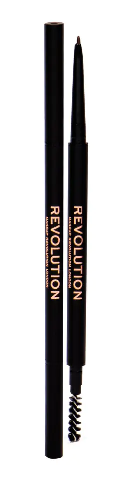 ⁨Makeup Revolution Precise Brow Pencil Dwustronna kredka do brwi Medium Brown 1szt⁩ w sklepie Wasserman.eu