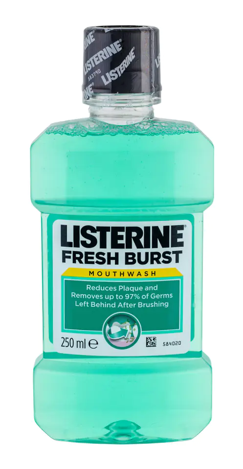 ⁨Listerine Fresh Burst Mouthwash Płyn do płukania ust 250ml (U)⁩ w sklepie Wasserman.eu