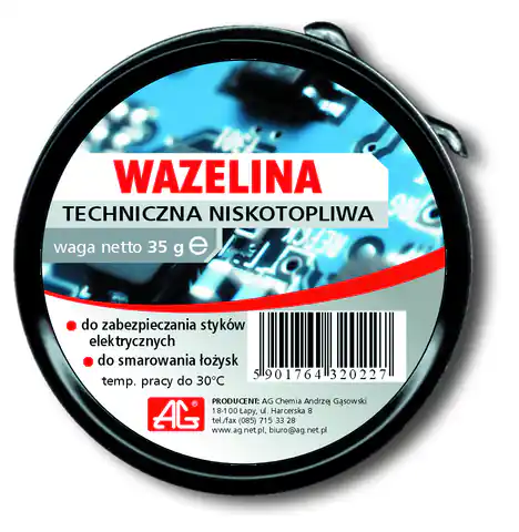 ⁨CHE1403 Wazelina techniczna 35g AG⁩ w sklepie Wasserman.eu
