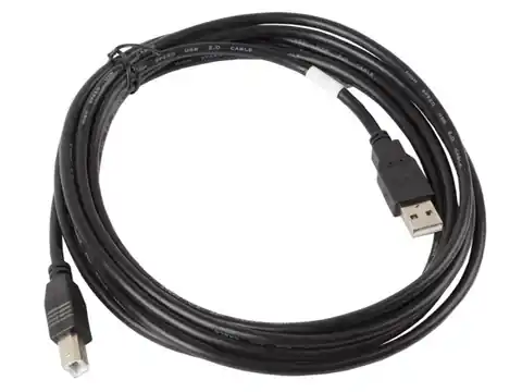 ⁨Cable USB 2.0 AM-BM 1.8M black⁩ at Wasserman.eu