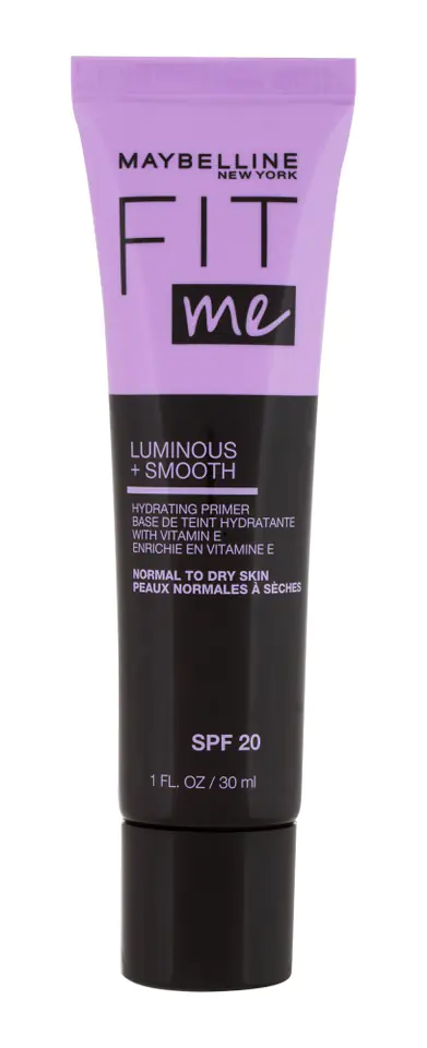⁨Maybelline Fit Me Luminous+Smooth Hydrating Primer moisturizing and illuminating makeup base 30ml⁩ at Wasserman.eu