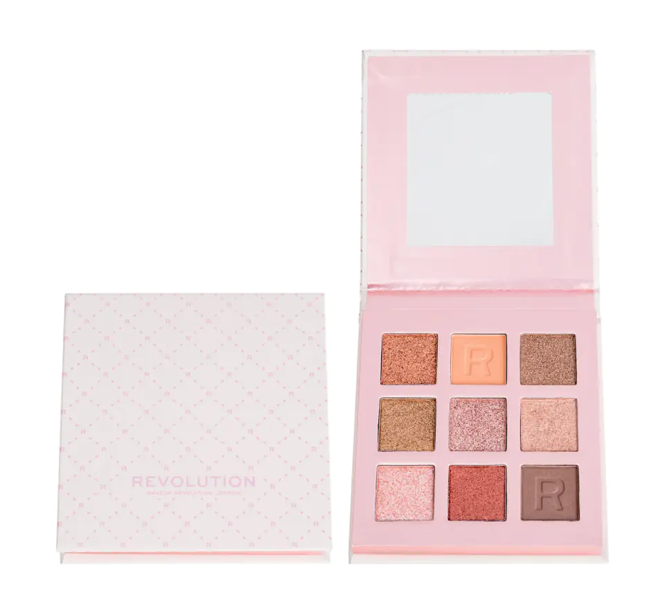 ⁨Makeup Revolution Soft Glamour Mini Eye Shadow Palette Dream Glow (9) 1pcs⁩ at Wasserman.eu