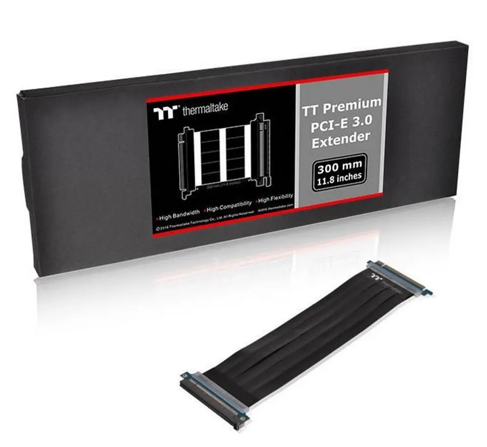 Riser TT Premium PCI-E 3.0 X16 Extender - 300mm at Wasserman.eu