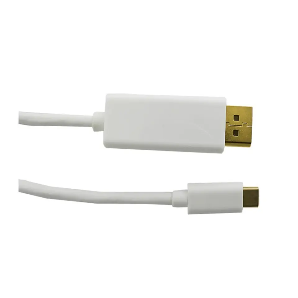 ⁨Kabel DisplayPort Alternate mode | USB 3.1 typC męski /DisplayPort męski | 4Kx2K | 2m⁩ w sklepie Wasserman.eu