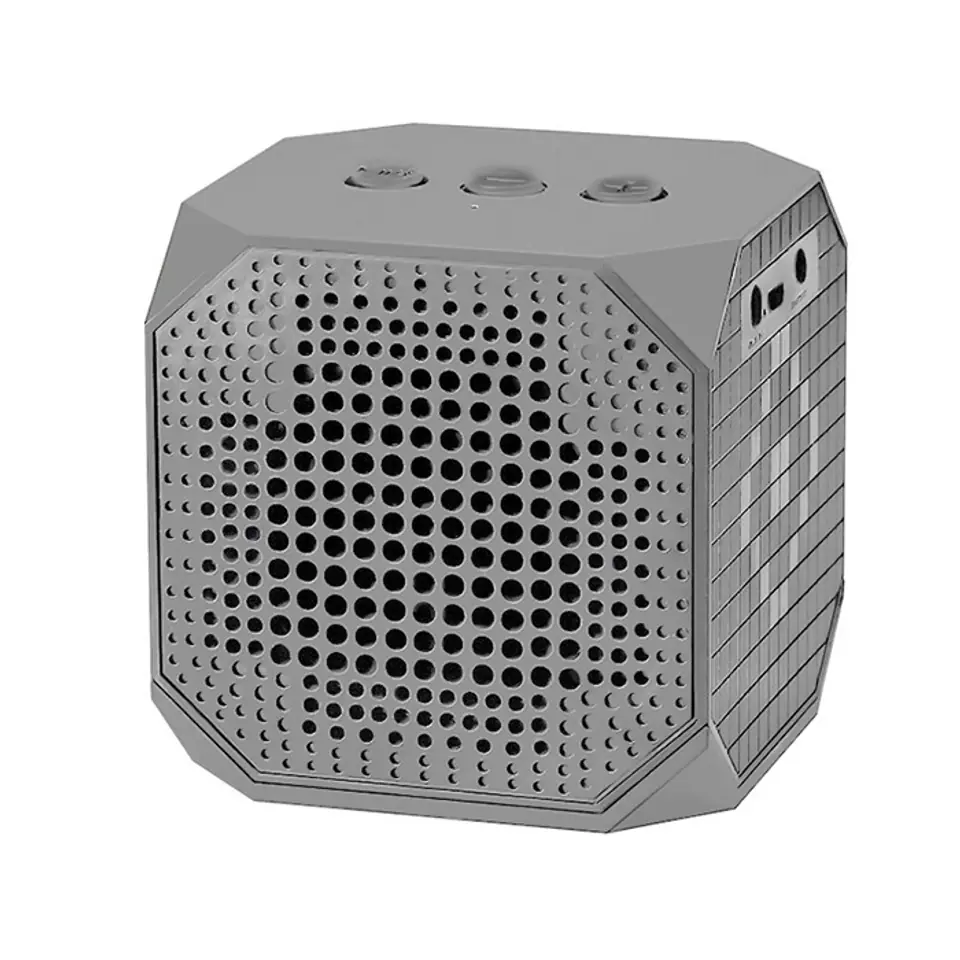 Portable Bluetooth Speaker | 3W | Double Speaker | Grey at Wasserman.eu
