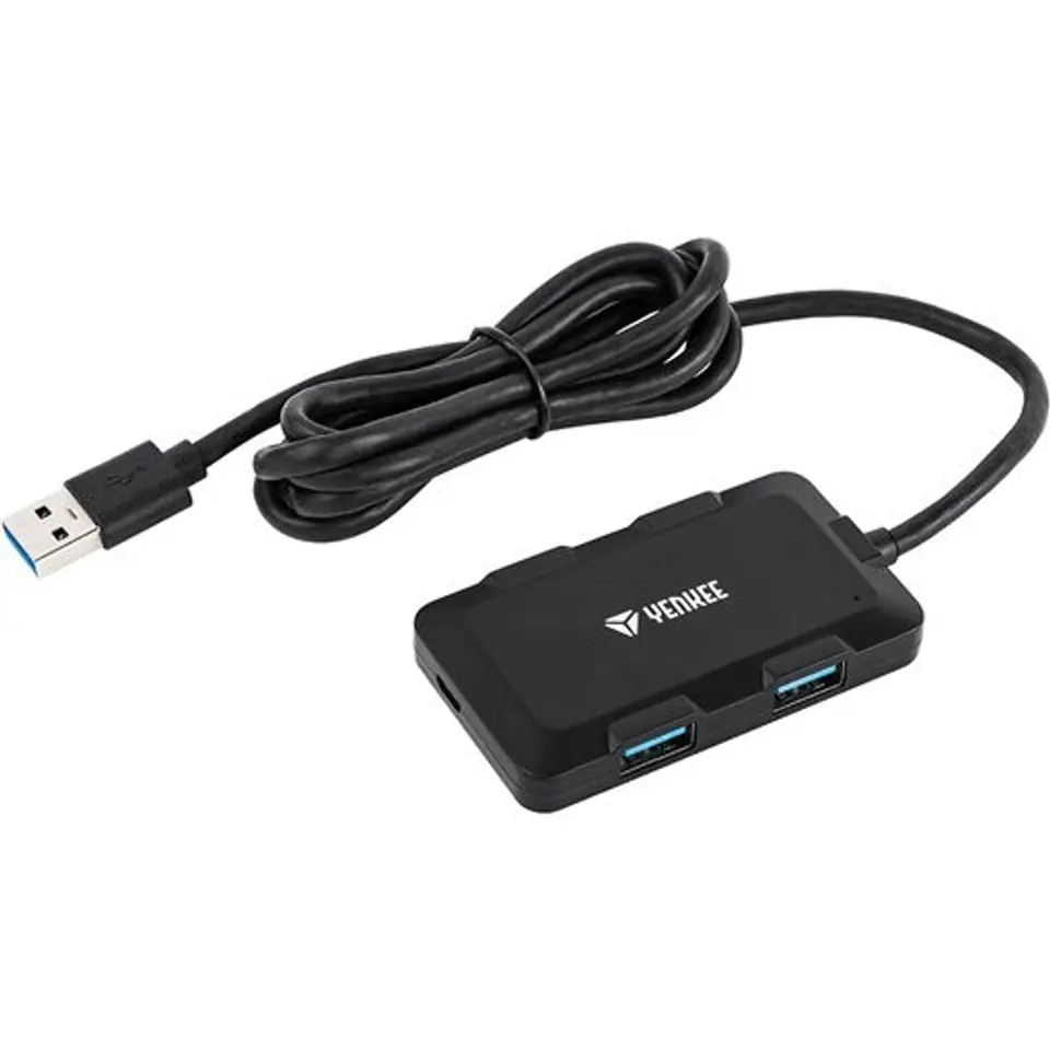 ⁨Hub ładujący z 4 portami USB YHB 4341BK,⁩ w sklepie Wasserman.eu