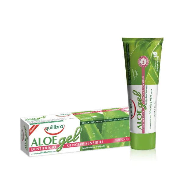 ⁨EQUILIBRA ALOE pasta d/zębów Sensitive 75ml new⁩ w sklepie Wasserman.eu