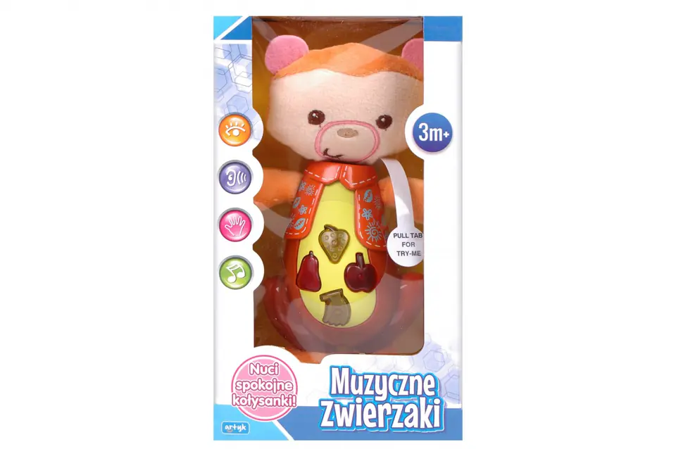 Artyk musical toy-bear at Wasserman.eu