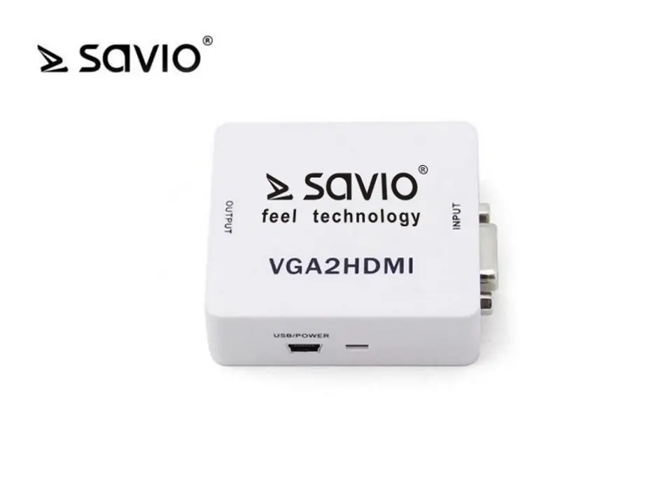 SAVIO CL-110 Converter/Adapter VGA -> HDMI Full HD/1080p 60Hz at Wasserman.eu