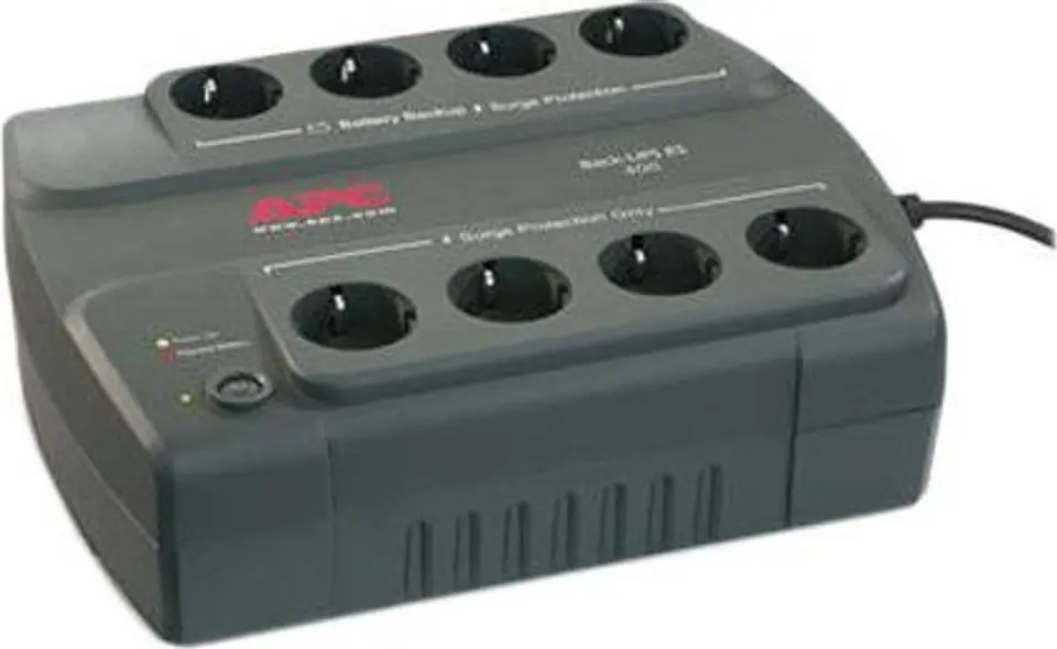 BE400-GR BACK UPS ES 400VA/240W 8 x Schuko at Wasserman.eu