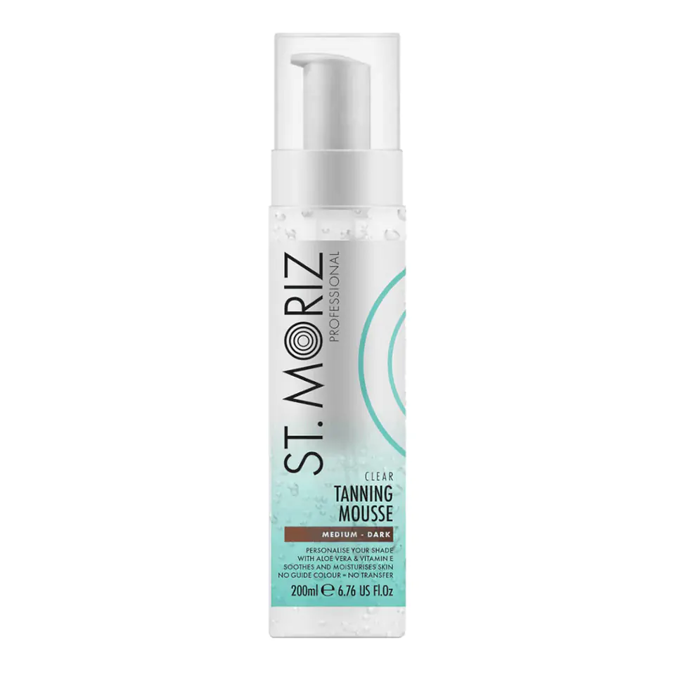 ⁨St.Moriz Professional Tanning Mousse colorless self-tanning mousse Medium Dark 200ml⁩ at Wasserman.eu