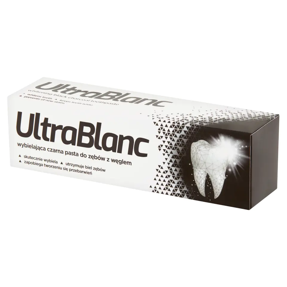 ⁨UltraBlanc Whitening Black Toothpaste with Charcoal 75ml⁩ at Wasserman.eu