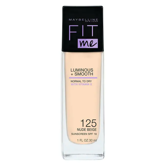 ⁨Maybelline Fit Me Luminous + Smooth Foundation illuminating foundation 125 Nude Beige 30ml⁩ at Wasserman.eu