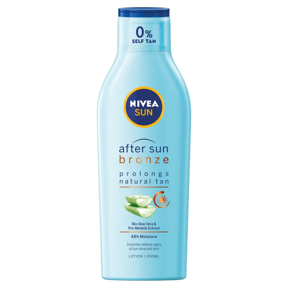 ⁨Nivea Sun After Sun Bronze after-sun lotion extending the tan 200ml⁩ at Wasserman.eu