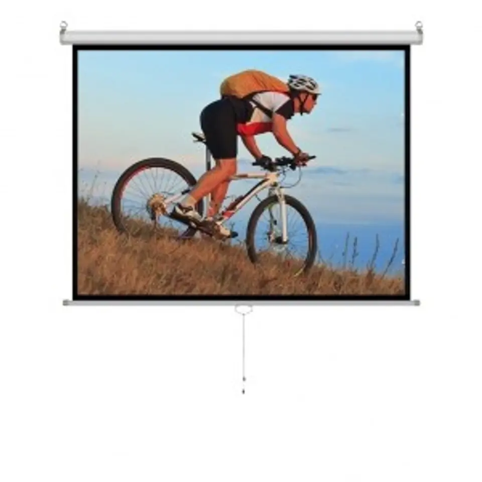 ⁨Manual Screen 4:3 Semi-Automatic 120" 244x183cm MS-120 4:3⁩ at Wasserman.eu