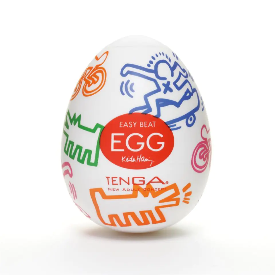 TENGA Easy Beat Egg Keith Haring Street jednorazowy masturbator w kształcie jajka w sklepie Wasserman.eu