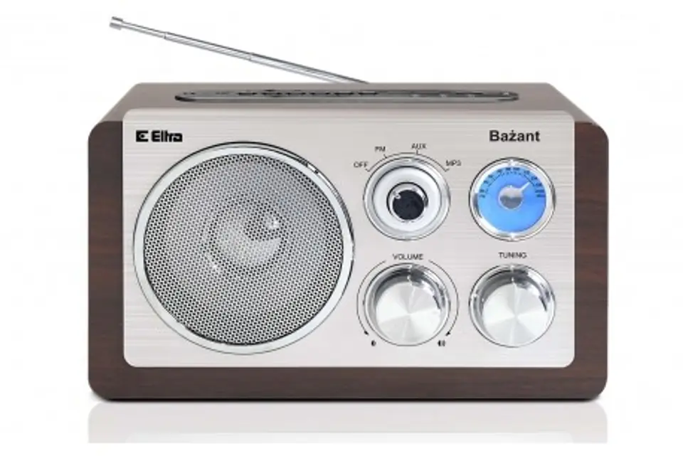 Radio BAŻANT USB kolor ciemny w sklepie Wasserman.eu