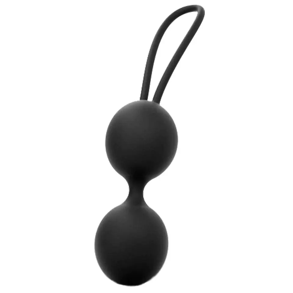 ⁨Marc Dorcel Dual Balls silikonowe kulki gejszy Black⁩ w sklepie Wasserman.eu