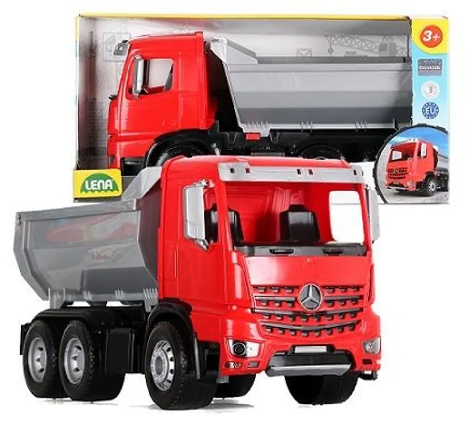 ⁨Lena Worxx Dump Truck Arocs 45cm⁩ at Wasserman.eu