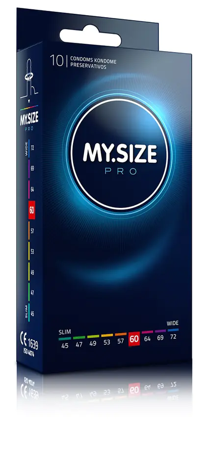 ⁨MY.SIZE PRO Condoms prezerwatywy 60mm 10szt⁩ w sklepie Wasserman.eu